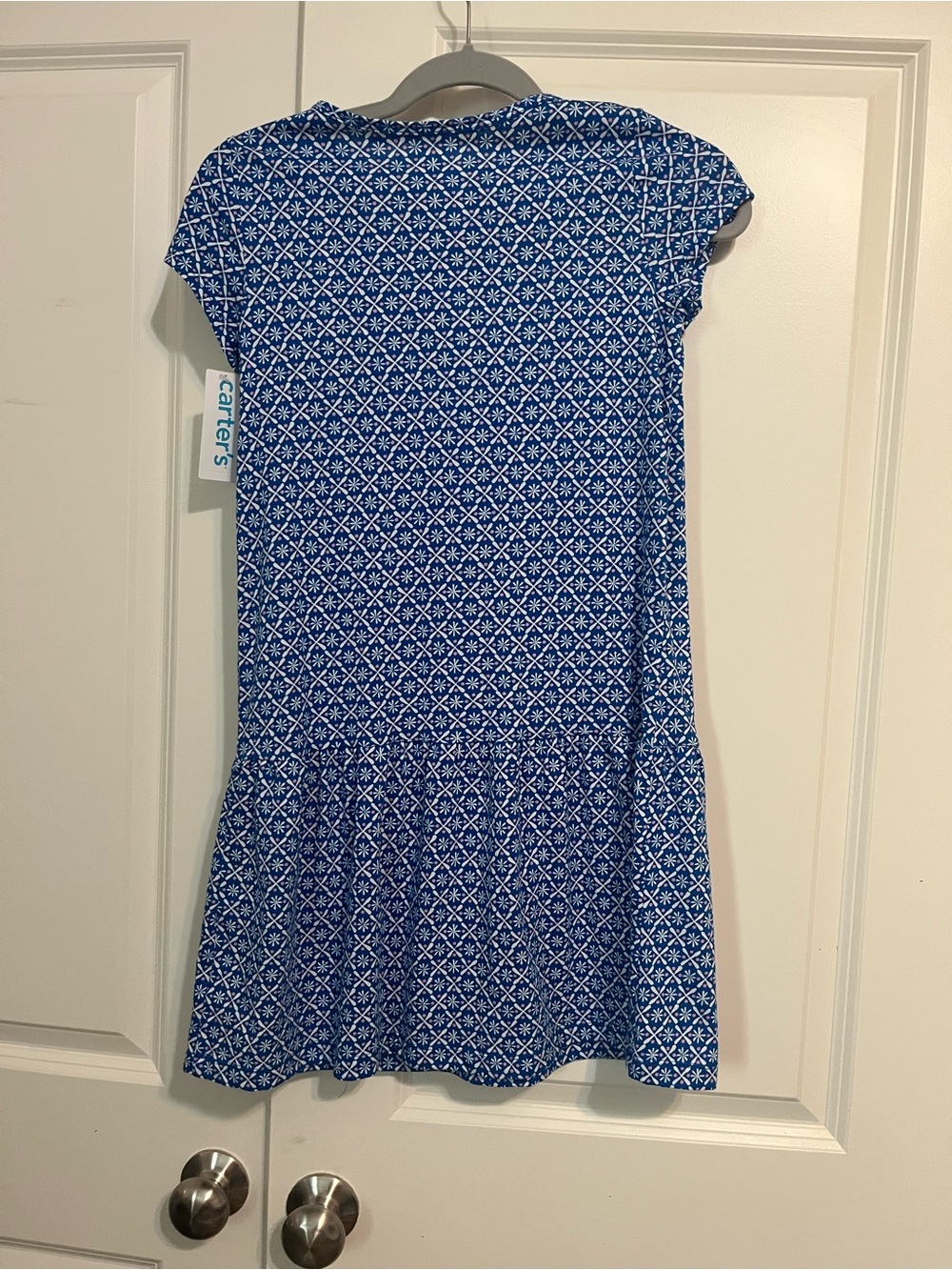 Carter's Blue Geometric-Print Mini Dress - Picture 2 of 2
